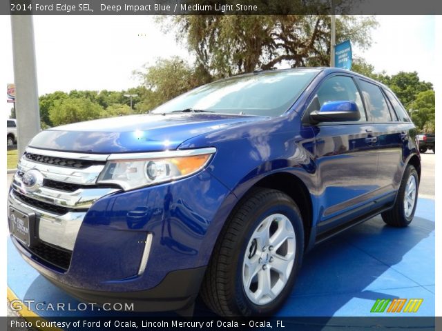 2014 Ford Edge SEL in Deep Impact Blue