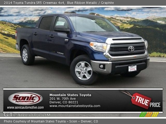 2014 Toyota Tundra SR5 Crewmax 4x4 in Blue Ribbon Metallic