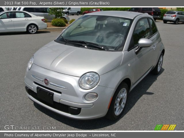 2013 Fiat 500 Pop in Argento (Silver)