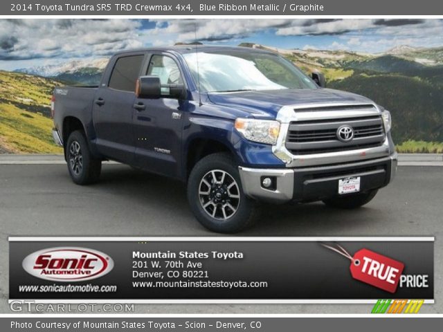 2014 Toyota Tundra SR5 TRD Crewmax 4x4 in Blue Ribbon Metallic