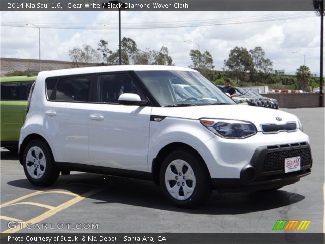 2014 Kia Soul 1.6 in Clear White