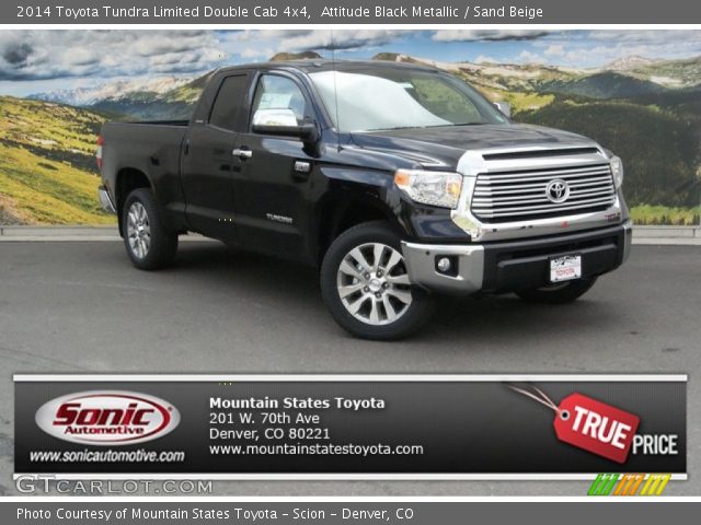 2014 Toyota Tundra Limited Double Cab 4x4 in Attitude Black Metallic