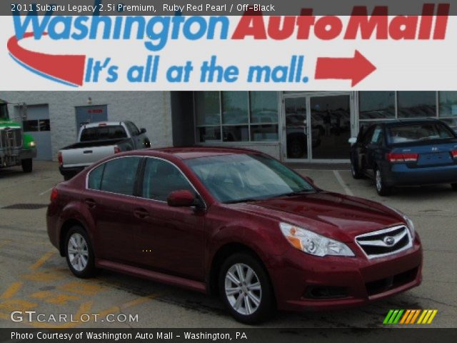 2011 Subaru Legacy 2.5i Premium in Ruby Red Pearl