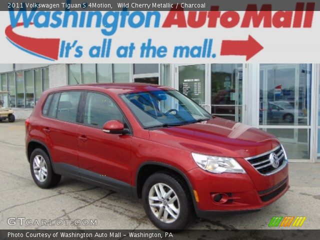 2011 Volkswagen Tiguan S 4Motion in Wild Cherry Metallic