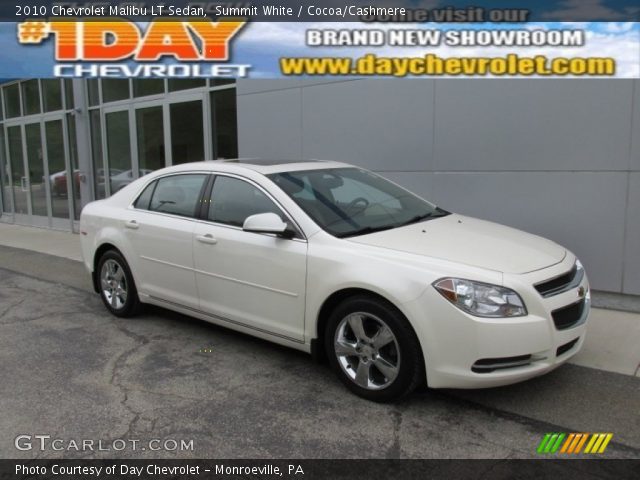 2010 Chevrolet Malibu LT Sedan in Summit White
