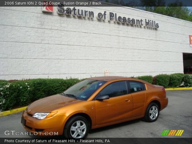 2006 Saturn ION 2 Quad Coupe in Fusion Orange