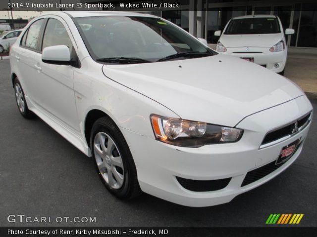 2014 Mitsubishi Lancer ES Sportback in Wicked White