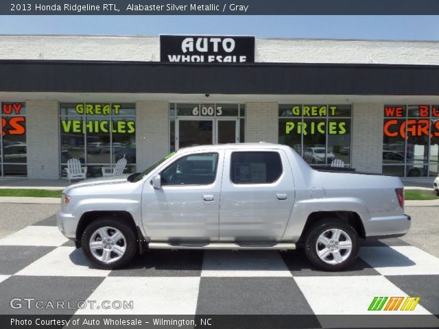 2013 Honda Ridgeline RTL in Alabaster Silver Metallic