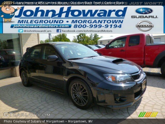2011 Subaru Impreza WRX Limited Wagon in Obsidian Black Pearl