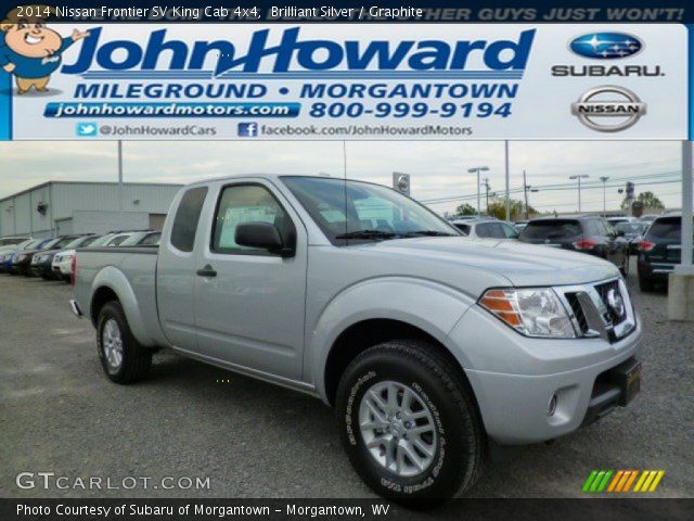 2014 Nissan Frontier SV King Cab 4x4 in Brilliant Silver
