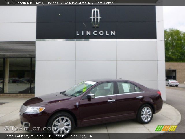 2012 Lincoln MKZ AWD in Bordeaux Reserve Metallic