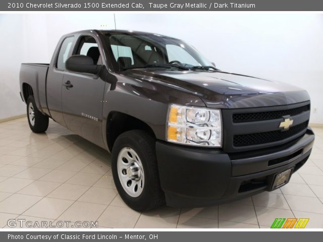 2010 Chevrolet Silverado 1500 Extended Cab in Taupe Gray Metallic