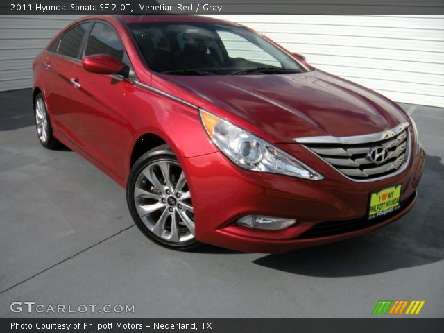 2011 Hyundai Sonata SE 2.0T in Venetian Red