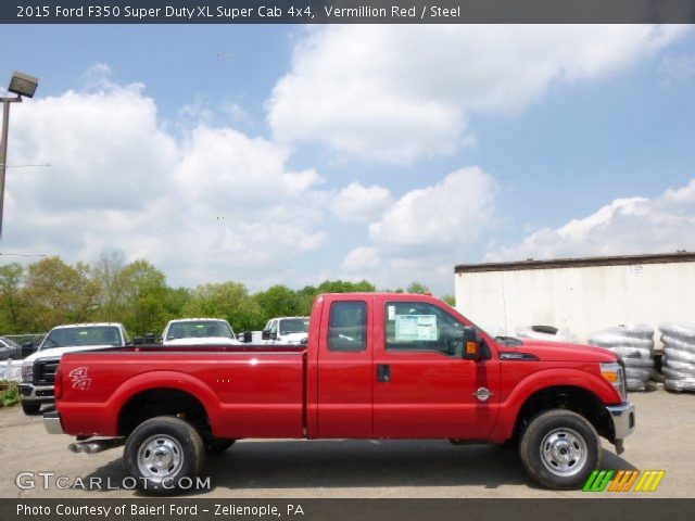 2015 Ford F350 Super Duty XL Super Cab 4x4 in Vermillion Red