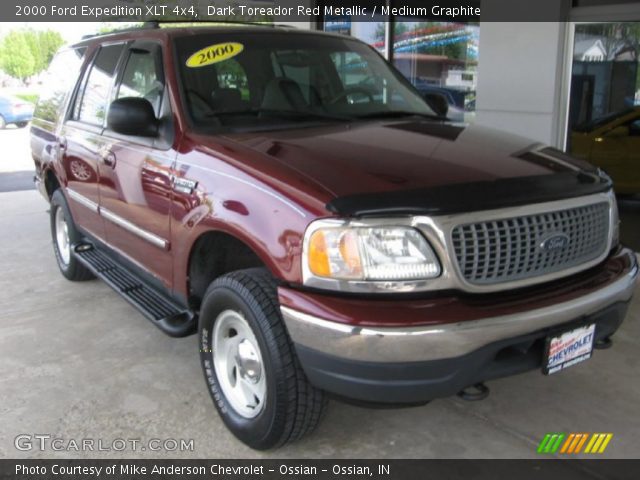2000 Ford Expedition XLT 4x4 in Dark Toreador Red Metallic