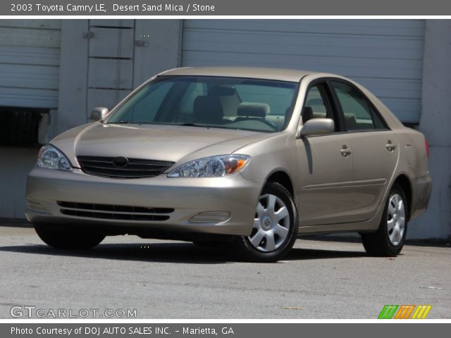 2003 Toyota Camry LE in Desert Sand Mica