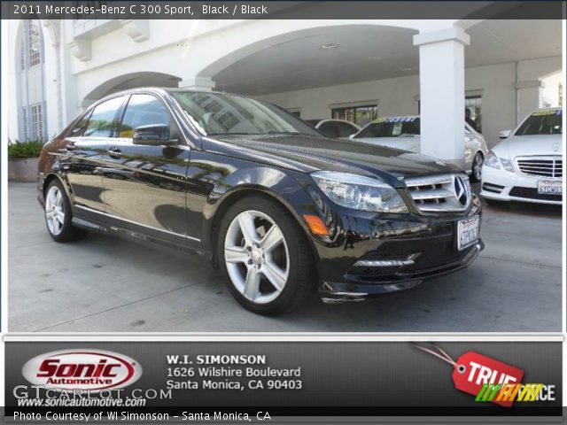 2011 Mercedes-Benz C 300 Sport in Black