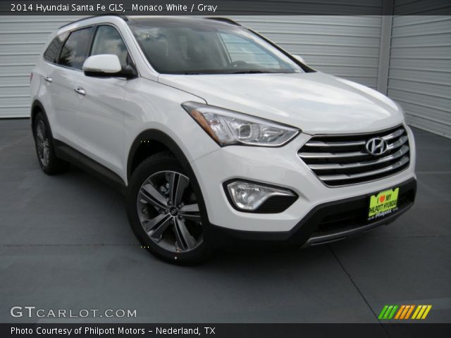 2014 Hyundai Santa Fe GLS in Monaco White