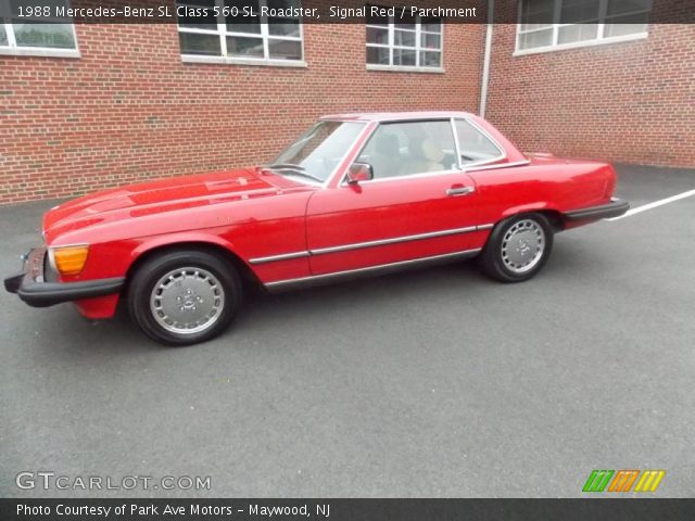 1988 Mercedes-Benz SL Class 560 SL Roadster in Signal Red