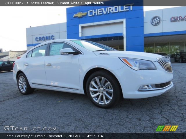 2014 Buick LaCrosse Leather in Summit White