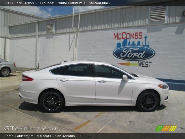 2014 Ford Fusion SE EcoBoost in White Platinum
