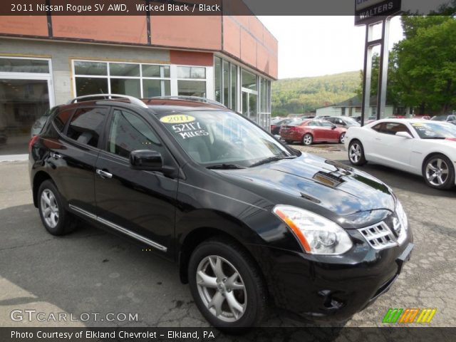 2011 Nissan Rogue SV AWD in Wicked Black
