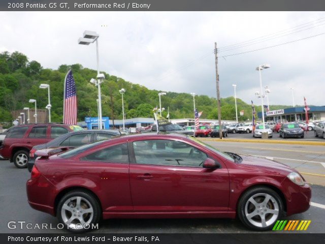 2008 Pontiac G5 GT in Performance Red