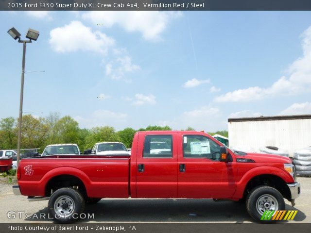 2015 Ford F350 Super Duty XL Crew Cab 4x4 in Vermillion Red