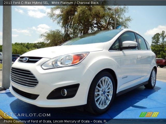 2013 Ford C-Max Hybrid SEL in White Platinum