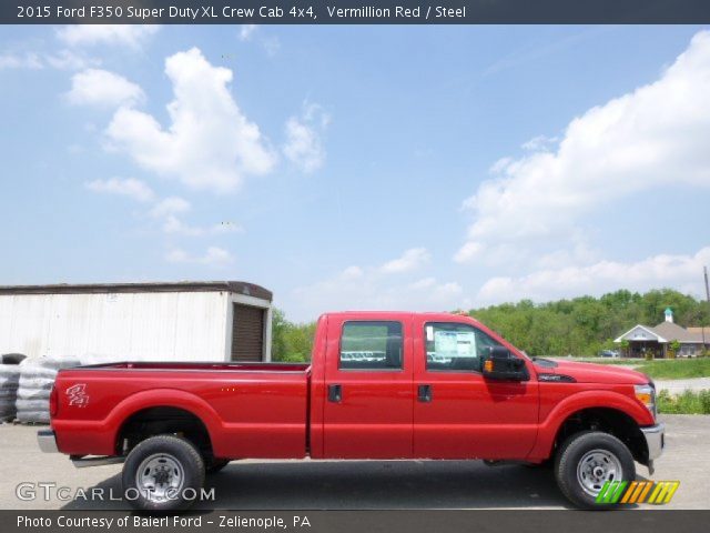 2015 Ford F350 Super Duty XL Crew Cab 4x4 in Vermillion Red