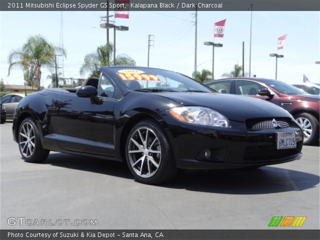 2011 Mitsubishi Eclipse Spyder GS Sport in Kalapana Black