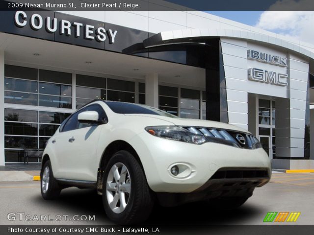 2009 Nissan Murano SL in Glacier Pearl