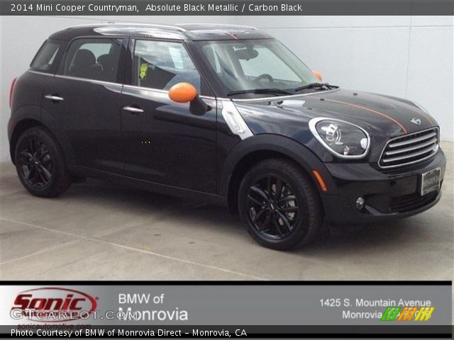 2014 Mini Cooper Countryman in Absolute Black Metallic
