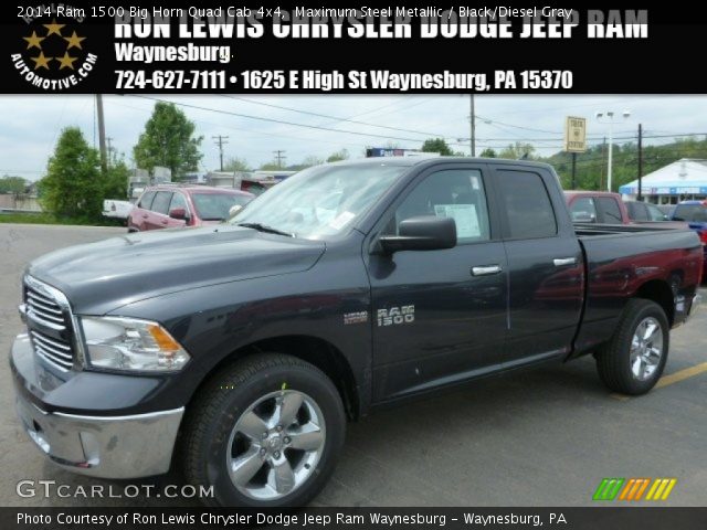 2014 Ram 1500 Big Horn Quad Cab 4x4 in Maximum Steel Metallic