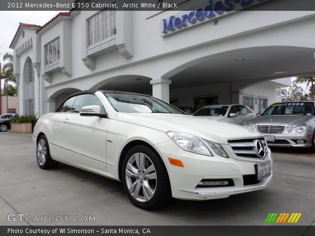 2012 Mercedes-Benz E 350 Cabriolet in Arctic White