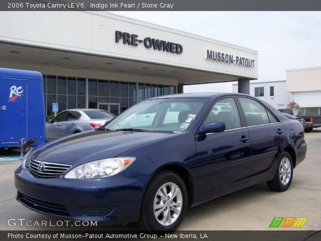 2006 Toyota Camry LE V6 in Indigo Ink Pearl
