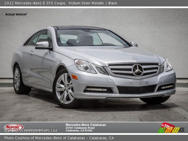 2012 Mercedes-Benz E 350 Coupe in Iridium Silver Metallic