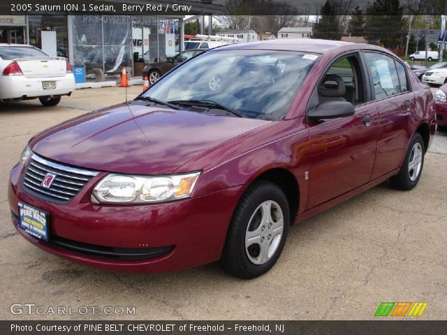2005 Saturn ION 1 Sedan in Berry Red