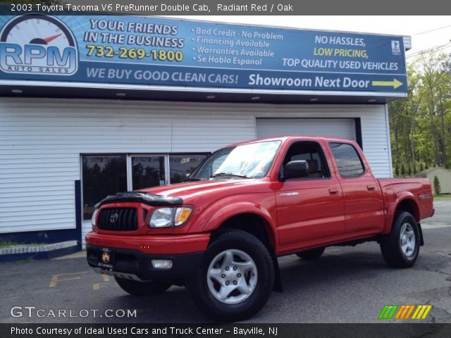 2003 Toyota Tacoma V6 PreRunner Double Cab in Radiant Red
