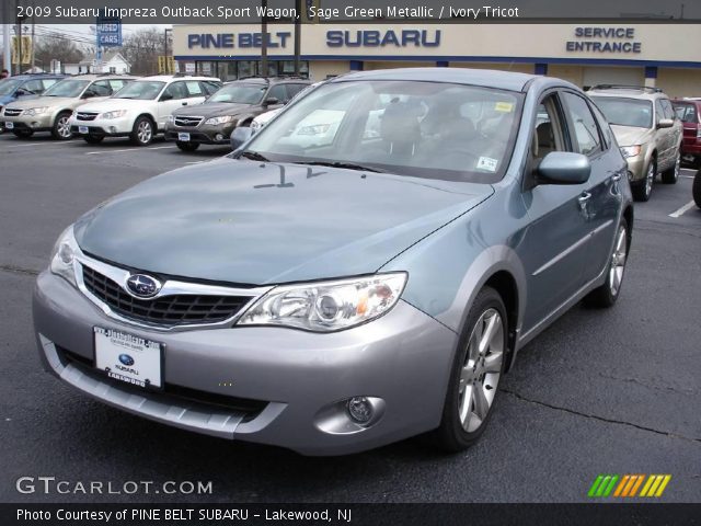 2009 Subaru Impreza Outback Sport Wagon in Sage Green Metallic