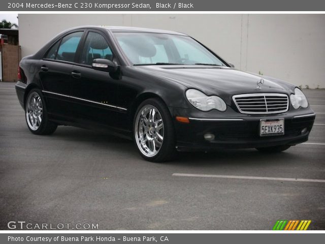 2004 Mercedes-Benz C 230 Kompressor Sedan in Black