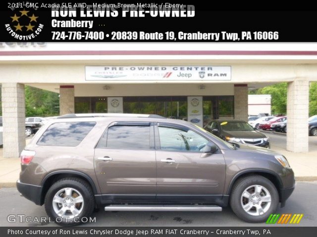 2011 GMC Acadia SLE AWD in Medium Brown Metallic