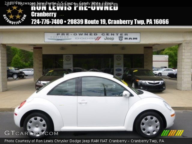 2010 Volkswagen New Beetle 2.5 Coupe in Candy White