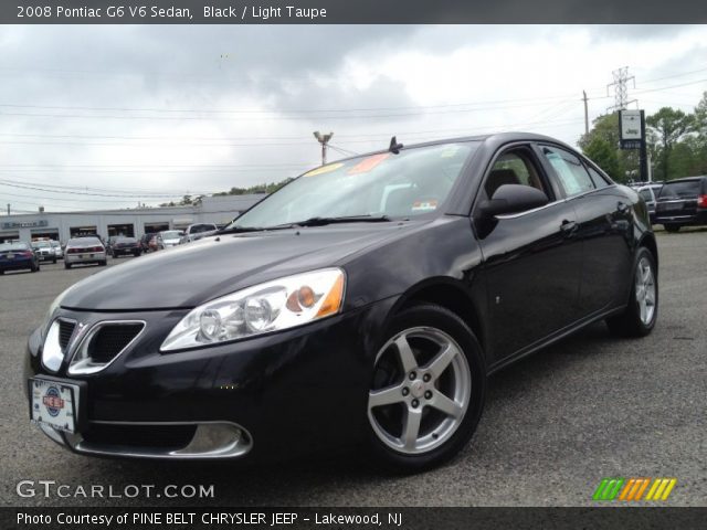 2008 Pontiac G6 V6 Sedan in Black