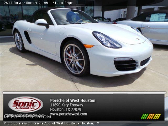 2014 Porsche Boxster S in White