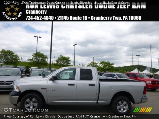 2014 Ram 1500 Tradesman Quad Cab 4x4 in Bright Silver Metallic