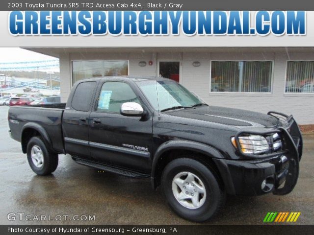 2003 Toyota Tundra SR5 TRD Access Cab 4x4 in Black