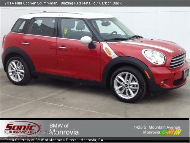 2014 Mini Cooper Countryman in Blazing Red Metallic