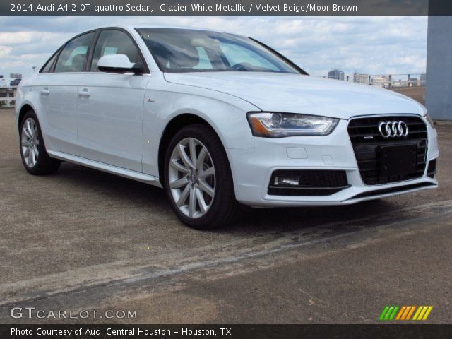 2014 Audi A4 2.0T quattro Sedan in Glacier White Metallic