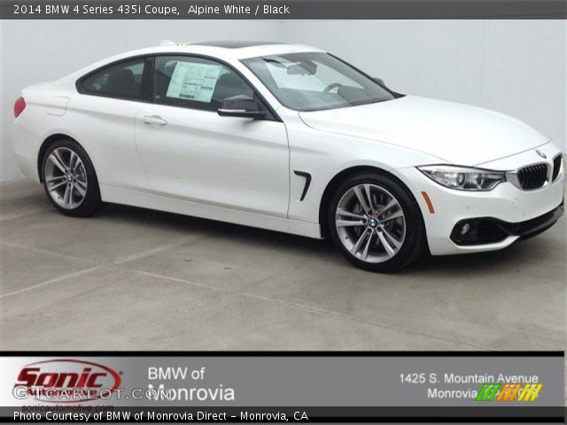 2014 BMW 4 Series 435i Coupe in Alpine White